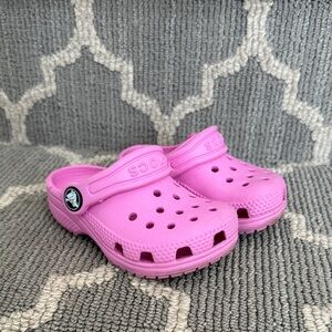 Pink Toddler Crocs
